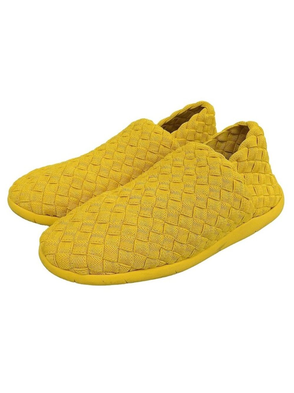 Bottega Veneta Intrecciato Slip-on Sneakers Yellow